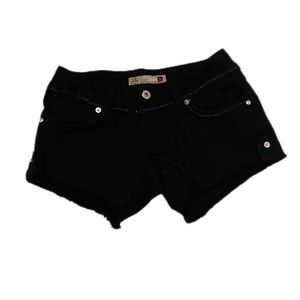GJG Black Jean Shorts‎